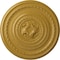 Ekena Millwork Pearl Ceiling Medallion (Fits Canopies up to 1 7/8"), 26 1/4"OD x 1 1/2"P, Iridescent Gold CM26PEIGS - alternate 1